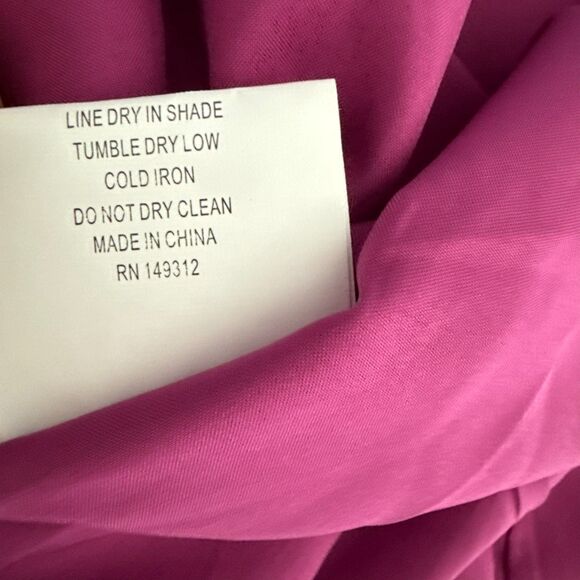 Saints & Secrets Women's Maxi Dress Ruffle adjustable strap Formal Evening Sz M - Picture 16 of 16